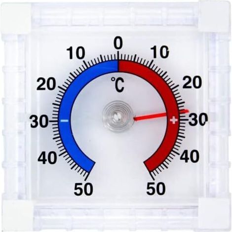 Selbstklebendes Fensterthermometer für den Innen- und Außenbereich (1/5)
