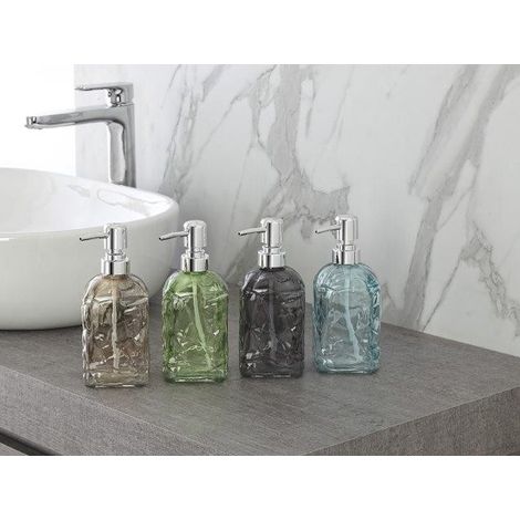 Dosasapone in Vetro Boston Dim. CM(LXPXH):7,5 x 7,5 x 17,8 Colori Idroweb (1/5)