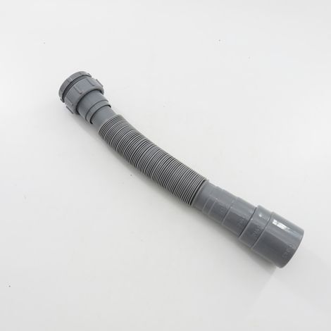 Lavabo avec bonde intégrée en acier inoxydable, couvercle rabattable anti-odeurs et tuyau d'évacuation universel pour éviers et lavabos.