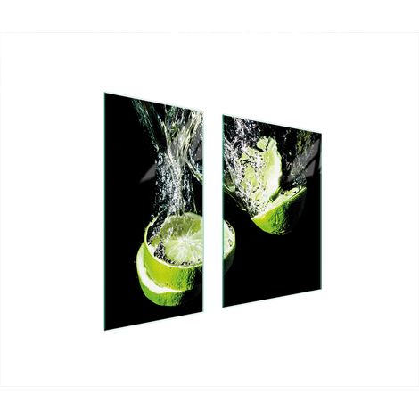 GLASSCHUTZPLATTE 75x52 LIMETTE