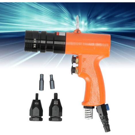 Pistolet à riveter pneumatique KV-7803E, qualité industrielle, écrous à sertir M6M8, capuchon d'écrou. (1/5)