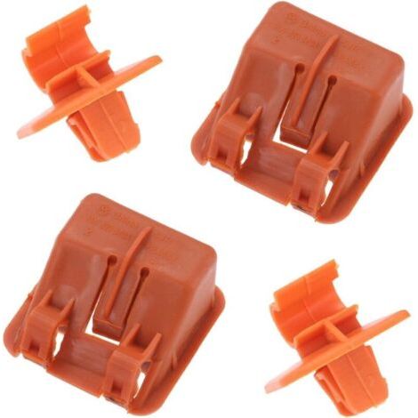 Set di 2 supporti cofano, clip di fissaggio, per Skoda Fabia Octavia MK2 2004-2013 1U0823570A, telaio di serraggio, clip ad anello