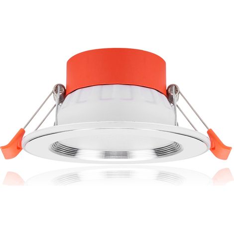 Spot Encastrable Led - 5w Ac85-265v Tension Ajustable - Pour Salon Couloir Salle De Bain - Finition Blanche - Lot De 1 (1/5)