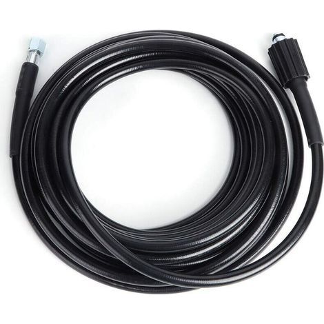 10 m Hochdruckschlauch, M22-Gewinde – Hochdruckreinigerschlauch mit Schnellkupplung (Klickanschluss) für Kärcher K2 und K3 Hochdruckreiniger (1/3)