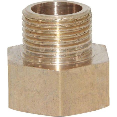 1/2-3/8 Zoll Messing-Doppelend-Rohrgewindeanschluss mit Widerhaken 1 (1/5)