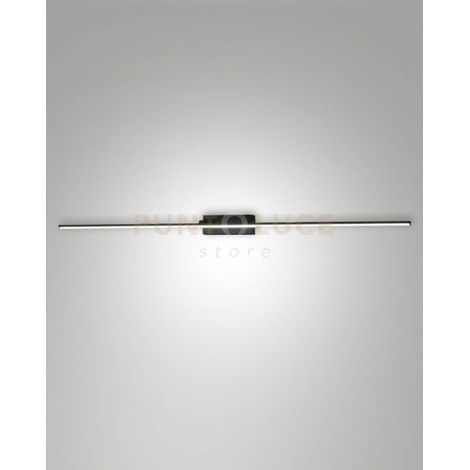 NALA  APPLIQUE NERO L.110cm a LED 3000K - 20W - 2460 lm IP44