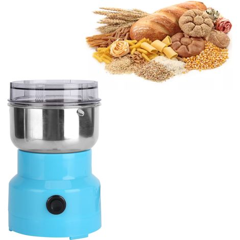Moulin Électrique Multifonction [Grain Grinder] Broyeur Café Graines Compact 475g Capacité 100g (1/5)