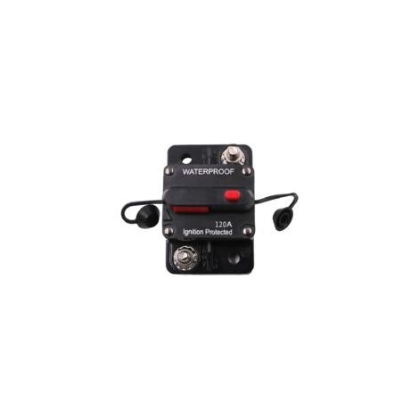 Houhence – Disyuntor para automóvil de 150 A – DC 12V-48V – Resistente al agua con reinicio manual – Protección de circuitos de audio y marinos – Crezuo