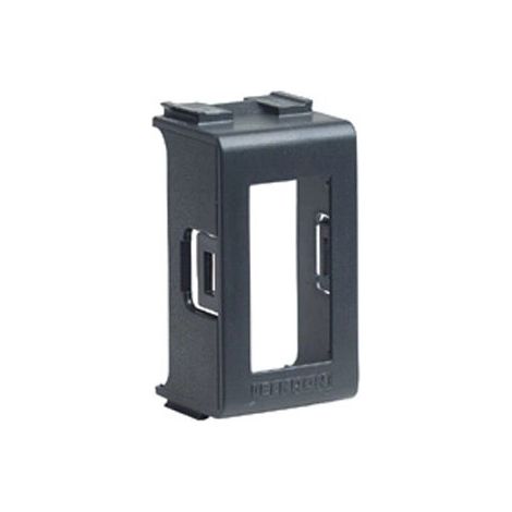 DKA/A - Kit adattatori per le serie civili componibili AVE® SISTEMA 45. Colore NERO. Confezione da 5 pz.