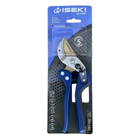 Tijeras de podar ISEKI - SF210MY con teflón contra hoja tipo yunque para uso profesional