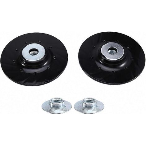 2PCS Angle Grinder Backing Pad for DeWalt, Bosch, BHA, 4.5" X 5/8"-11 Ribbed Backing Pad (1/5)