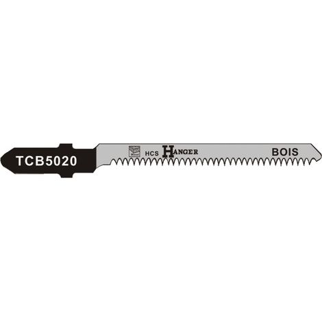 Gancio TCB5020 Confezione di 5 lame per seghetto alternativo legno