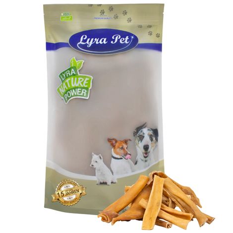 1 kg Lyra Pet® Peau de tête de bœuf brun clair, clair
