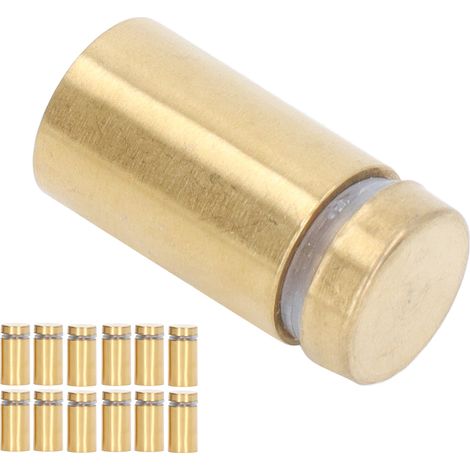 12 Vis en Acier Inoxydable 16x30mm pour Fixation sur Verre, Support Publicitaire et Décoration Murale (1/5)