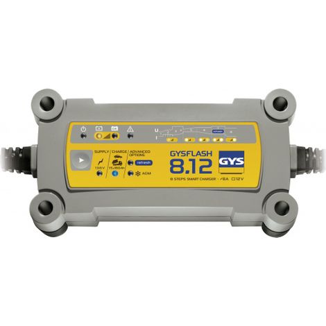 Caricabatterie Lead 12V 8A da 15 a 160Ah GYSFLASH 8.12