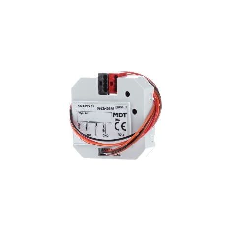 ACTIONNEUR ANALOGIQUE 2 FOIS, MONTAGE ENCASTRÉ, 0-10 V, SORTIE SORTIE PAR A. MDT AIO-0210V.01