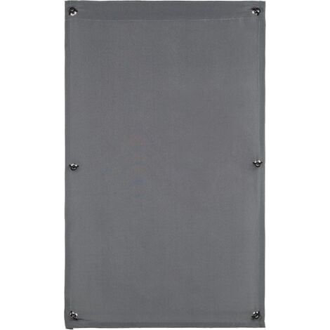Rideau à ventouses, protection solaire et thermique, puits de lumière, 57x100 cm, portable, gris, polyester, 57x100 cm