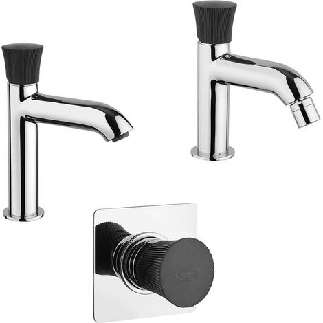 Set miscelatori lavabo bidet e incasso doccia Jacuzzi Rubinetteria modello Illumina (1/5)