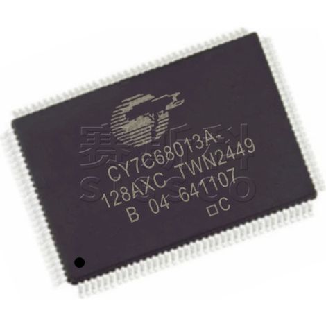 CY7C68013A-128AXC Elektronisches Bauteil, integrierter Schaltkreis, 5 Stück elektronisches Bauteil, 5 Stück versendet.