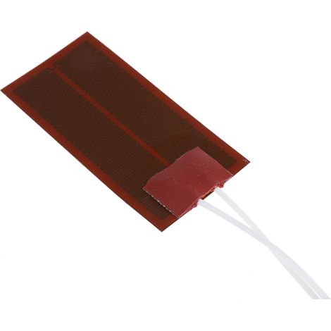 Tapis chauffant Rectangle RS PRO, 12 V, 1,25 W, 25 x 50mm ( Prix pour 1 ) (1/3)