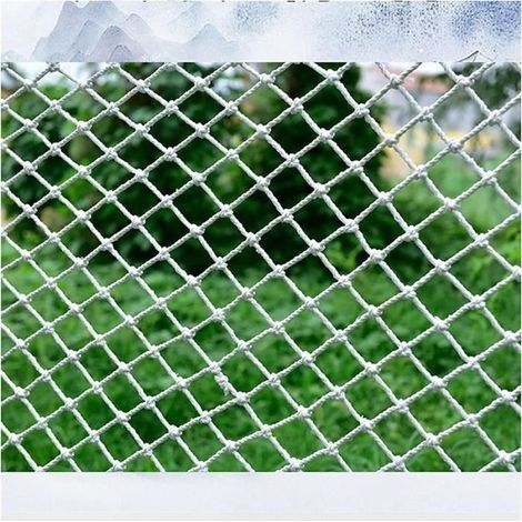 x 10 m Sicherheitsnetz, Absturzsicherung für Fenster und Balkone, robustes und langlebiges Seil zur Verhinderung von Stürzen (1/4)
