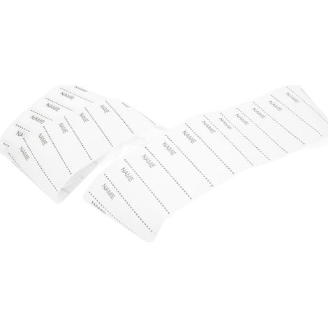 Étiquettes thermocollantes personnalisées 5,5 cm pour vêtements et textiles, identification nom lavable, école et uniformes (1/5)
