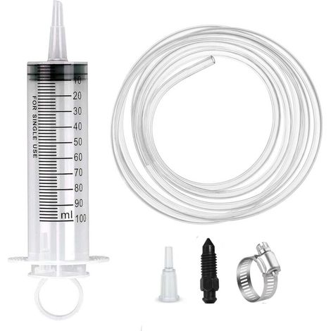 Kit De Purge De Freins - Seringue 100 Ml - Pour Freins À Disque Hydrauliques Et Embreages Hydrauliques - 1 Pièce (1/5)