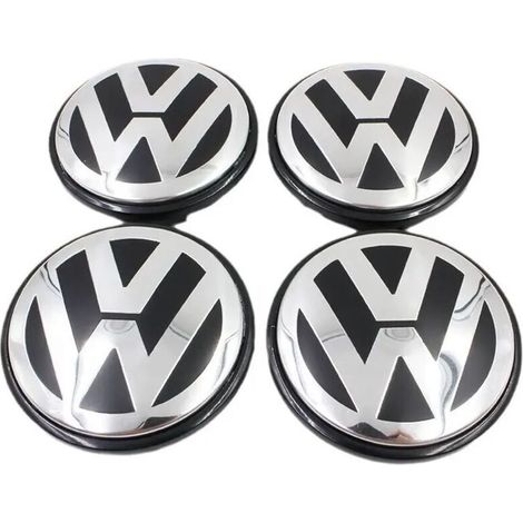 Lot de 4 cache-moyeux d’origine pour jantes aluminium,56mm
