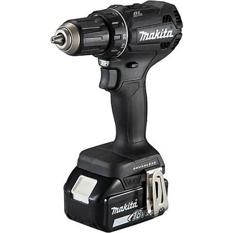 Taladro atornillador sin escobillas 2x5Ah 18V LXT® MAKITA DDF485RTJB en MAKPAC (1/2)