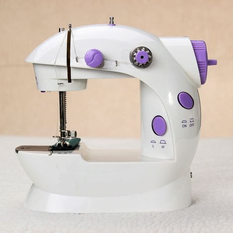 Portable Hand Held Mini Electric Desktop Sewing Machine for DIY Home Household Sewing Tailor With LED (1/5)