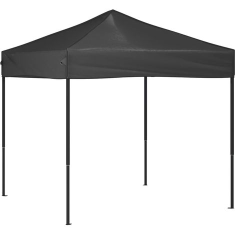 vidaXL Faltbare Empfangszelt Anthrazit 2x2 m