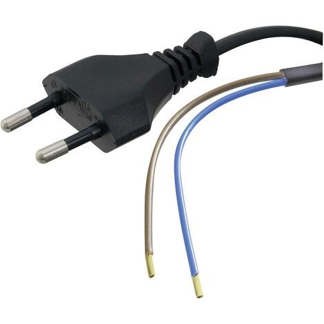 HAWA 1008205 Strom Anschlusskabel Schwarz 2.00 m (1/5)