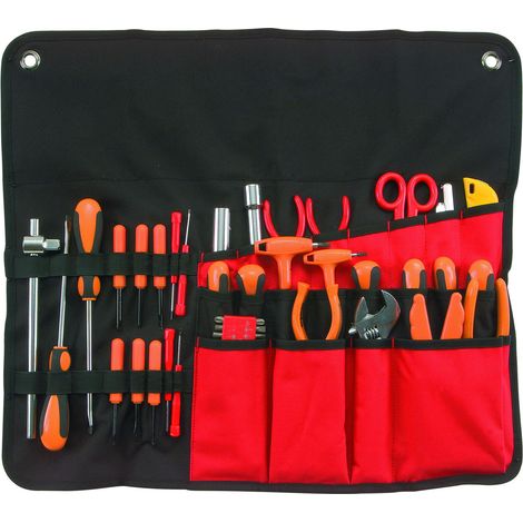 Plano TechLines Werkzeugrolltasche mit Griff (Polyester, rollbar, 220x40x100mm)