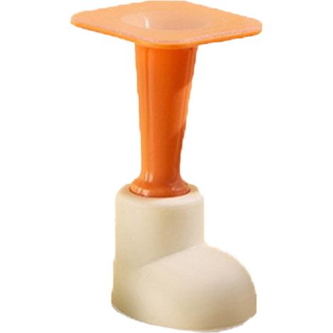 Butée de porte murale - Butée de porte en silicone - Butée de porte anti-collision à ventouse pour le bas de porte, modèle 2