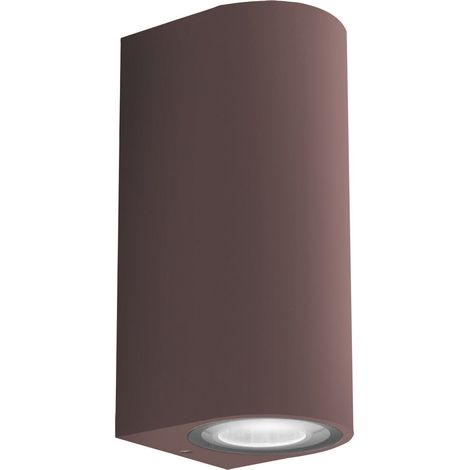 Applique LED murale à double faisceau mod. Cordova 2 couleur corten (1/3)