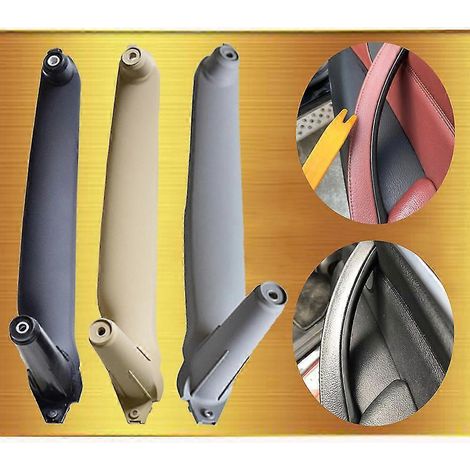 Poignée de porte intérieure de haute qualité pour BMW E70 X5 E71 E72 X6 SAV - Accessoires auto - Poignées de porte intérieures - Gris - Arrière droit (1/5)