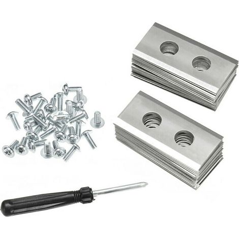30 lames de tondeuse + 60 vis + tournevis de remplacement pour robot tondeuse Worx Landroid (1/4)
