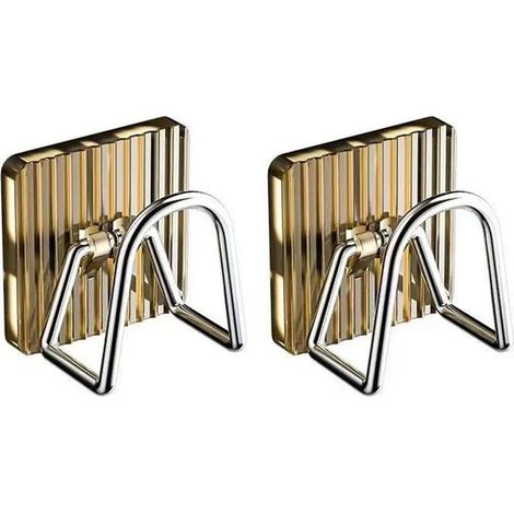 2 pièces Porte-éponge Cuisine, Evier de Cuisine Porte-éponge Crochet étanche, Accessoires de Cuisine pour Le Rangement et l'égouttage Domestique (Jaune Transparent) (1/5)