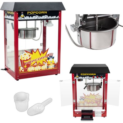 Macchina per popcorn da bar con piano nero (1/5)