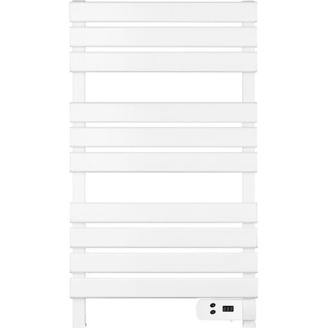 Toallero eléctrico aluminio Jalón blanco 450W LED temporizador 97x55cm (1/2)