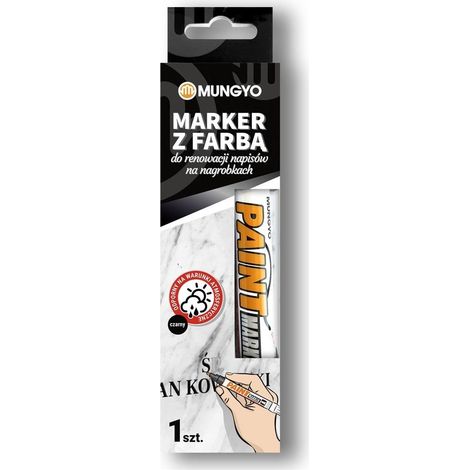 Marcador de renovaci贸n de l谩pida de mungyo negro
