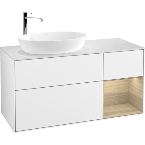 Villeroy & Boch F931PCGF Meuble sous lavabo Finion F93 (1/2)