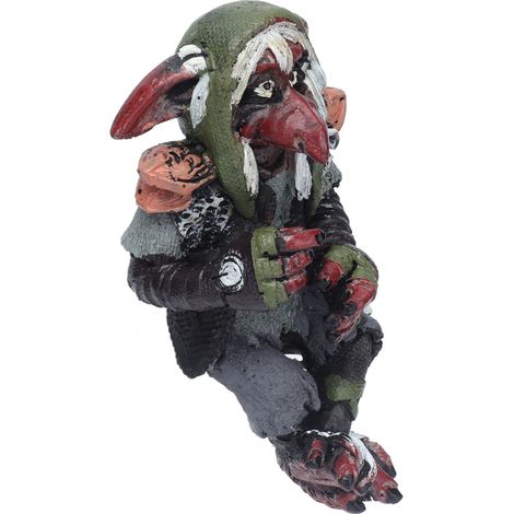 Statue en résine pour jardin, grand gobelin, lutin, sculpture de personnage d'anime, décoration intérieure, jouets (1/5)