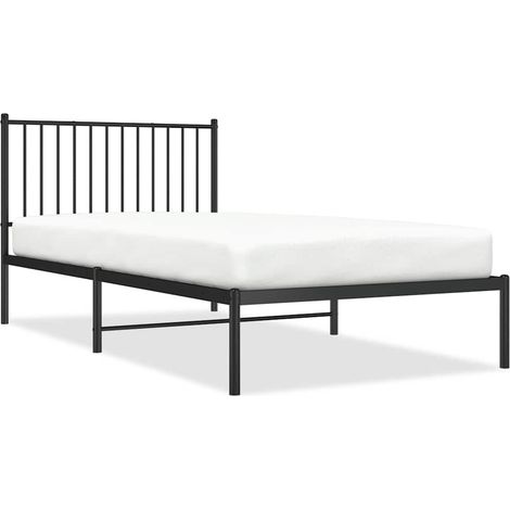 Maison Exclusive - Estructura cama sin colchón con cabecero metal (1/5)