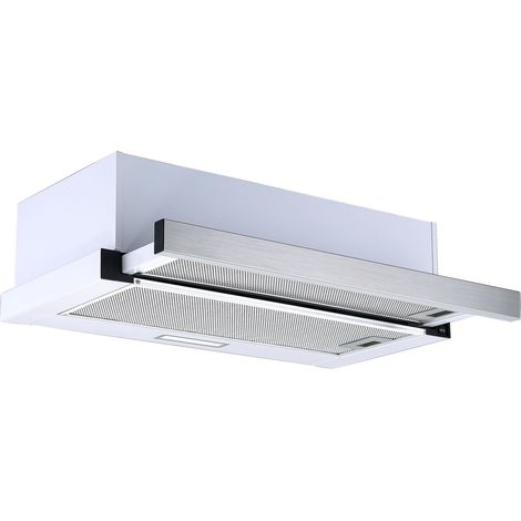 Hotte d'aspiration 60 cm Hotte à écran plat Hotte sous plan en inox LED Respekta (1/4)