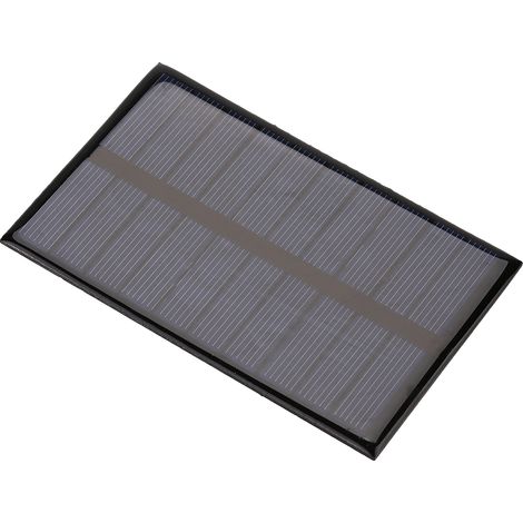 Panneau solaire polycristallin 1.2W 5V portable, module de charge DIY 110x69mm (1/5)