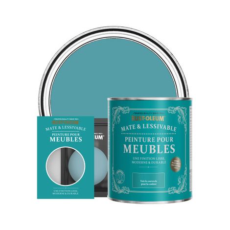 Peinture pour Meubles Mate & Lessivable - Pétrole (1/3)