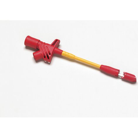 Fluke Pinza cocodrilo de seguridad roja para electricidad