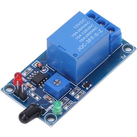 Infrarot-Brandmeldermodul, Flammenmelder-Relaismodul, 12 V DC, 760–1100 nm (1/5)