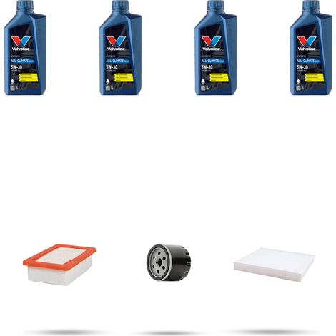 Kit tagliando 3 FILTRI e 4L OLIO compatibile con Renault Clio V 1.0 TCe 90 67Kw dal 2020 (1/5)